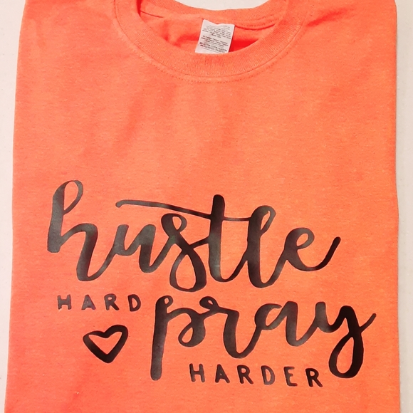 Hustle hard pray harder tee!! - Picture 2 of 4